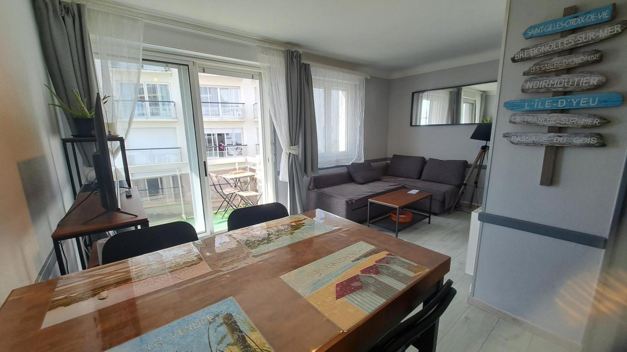Couchant Radieux Appartement 2 Pieces 4 Personnes Vue Mer Saint-Jean-de-Monts Eksteriør billede